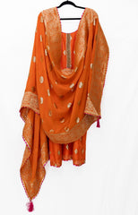 Banarasi Straight Suit - Ensemble by Monika