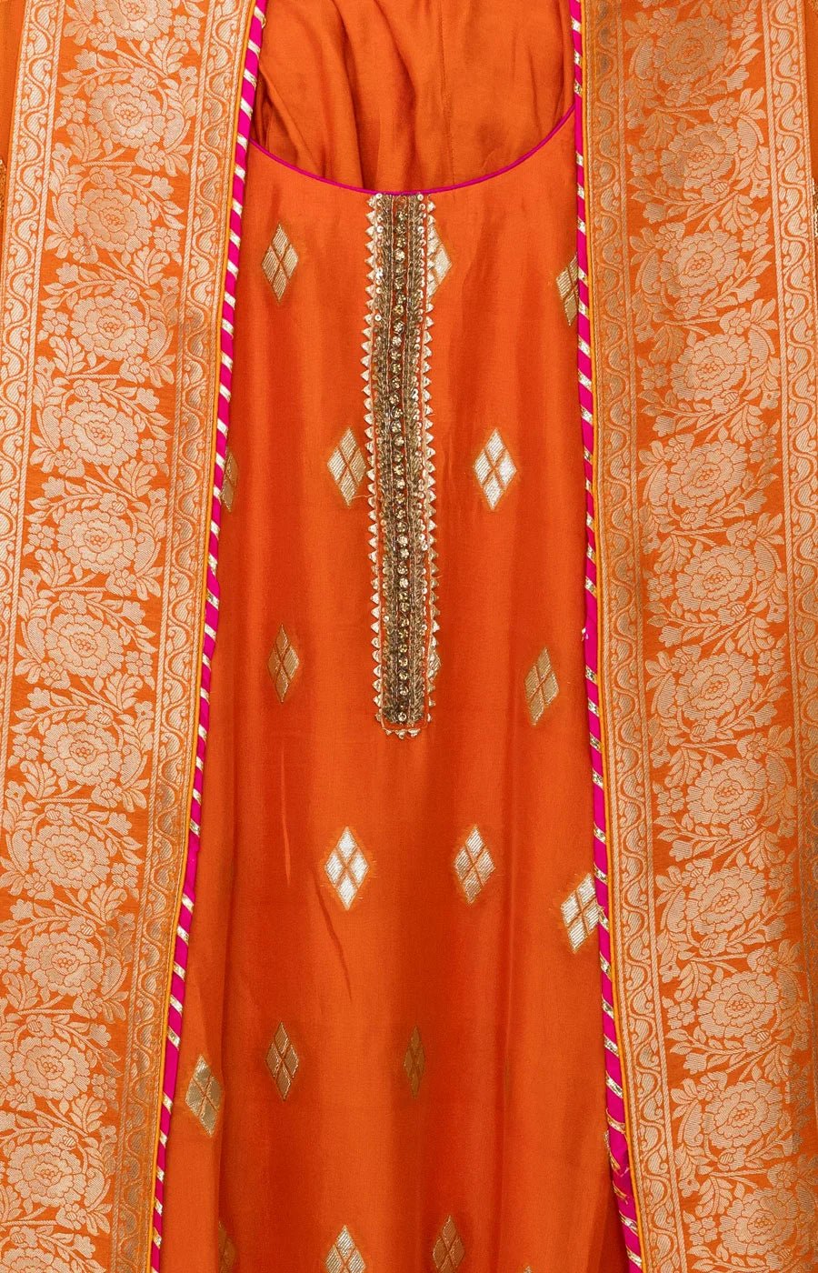 Banarasi Straight Suit - Ensemble by Monika