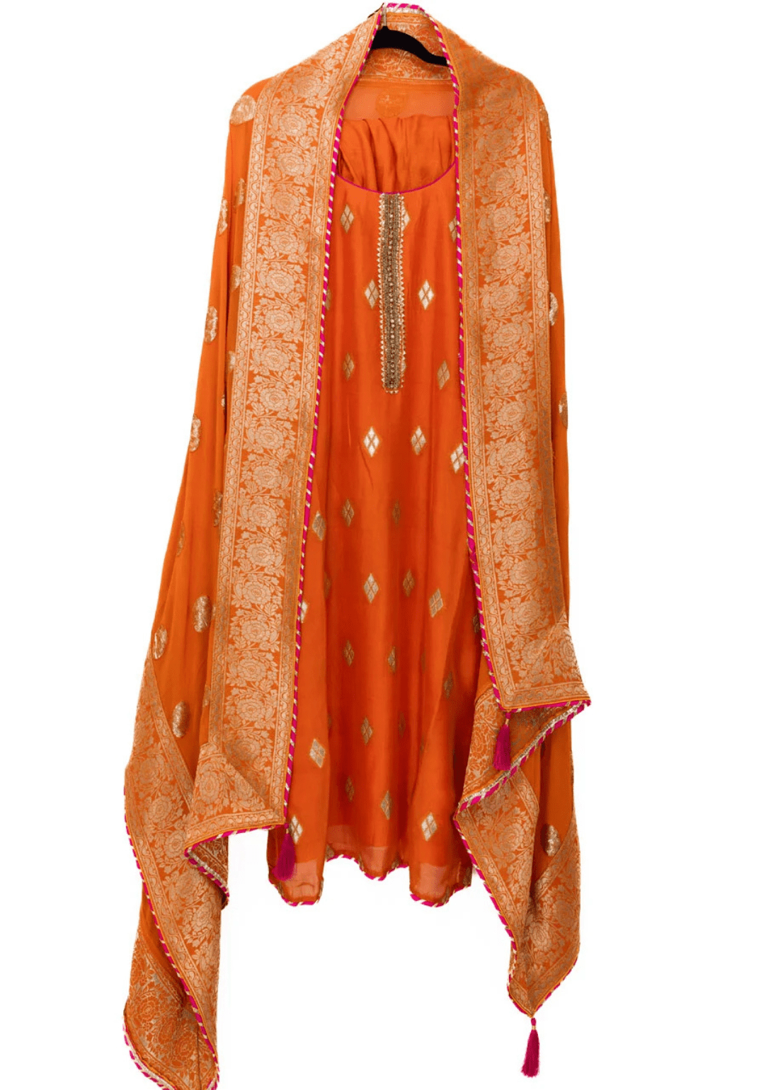 Banarasi Straight Suit - Ensemble by Monika