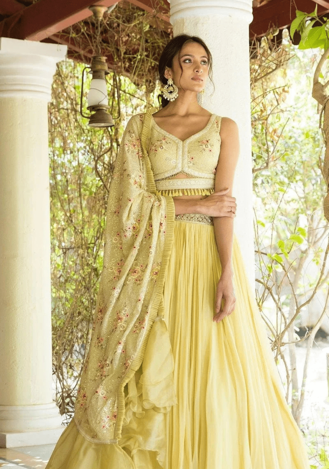 Embroidered Lehenga - Ensemble by Monika